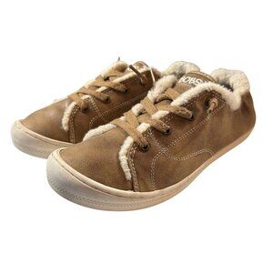 Skechers BOBS Womens Faux Fur Lined Memory Foam Sneakers Size 10